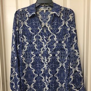 Patterned button up